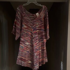 Faded Glory Women's Multicolor Knit Tunic